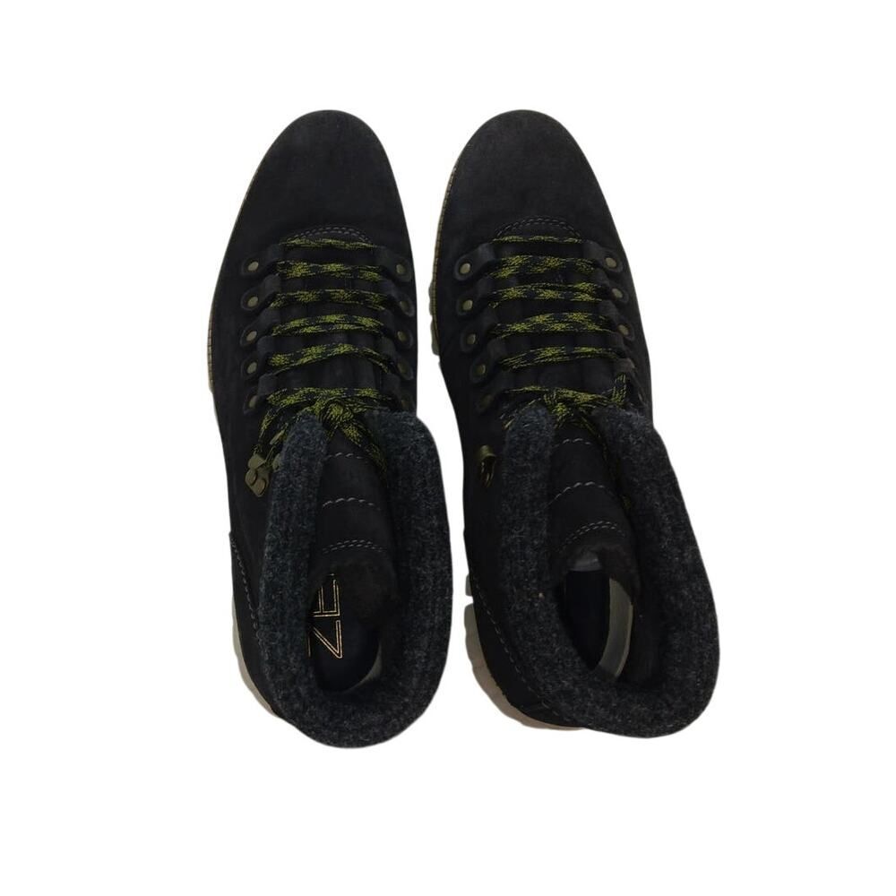 COLE HAAN Zero Grand Mens Waterproof Black Leather Hiker Sneakers - Picture 3 of 6
